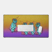 One Eyed Birds bureau mat (Keyboard & Muis)