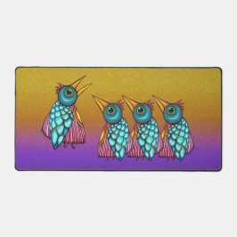 One Eyed Birds bureau mat