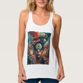 One-Eyed Dreamer: Surrealist Art T-Shirt (Voorkant)