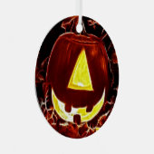 One Eyed Jack O-Lantern Halloween Metalen Ornament (Voorkant Rechts)