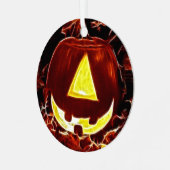 One Eyed Jack O-Lantern Halloween Metalen Ornament (Voorkant links)