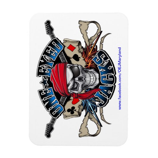 One Eyed Jacks Magnet Magneet (Verticaal)