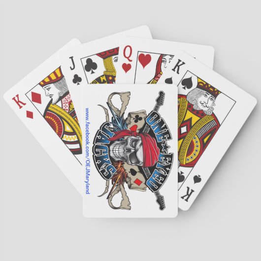 One Eyed Jacks Playing Cards Pokerkaarten (Achterkant)