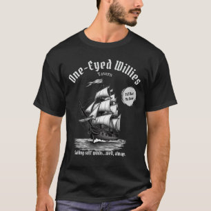 One-Eyed Willies Pirate Ship Grappig T-shirt