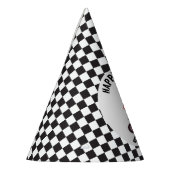 One Fast Race Motorcycle Boy 1st Birthday Party Feesthoedjes (Links)