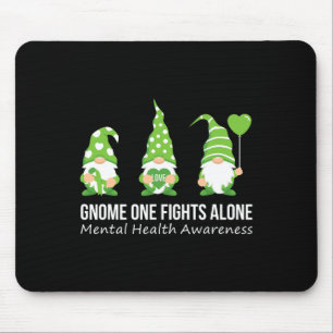 One Fights Alone Mentale Gezondheid Bewustzijn Gro Muismat