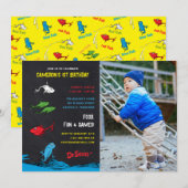 One Fish Two Fish - Kids foto verjaardag Kaart (Voorkant / Achterkant)