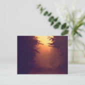 One Foggy Morning Briefkaart (Staand voorkant)
