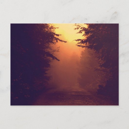 One Foggy Morning Briefkaart (Voorkant)