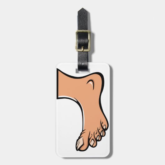 One Foot Bagagelabels (Voorkant verticaal)