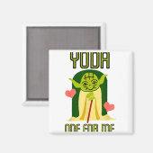 One For Me Cute Valentines Day Disn  Magneet (Voorkant / Achterkant)