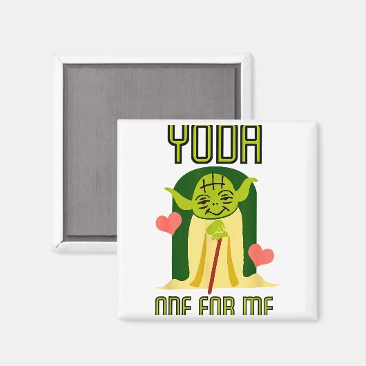 One For Me Cute Valentines Day Disn  Magneet (Voorkant / Achterkant)