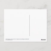 "One for Sorrow, Two for Joy" AcrylArt Briefkaart (Achterkant)