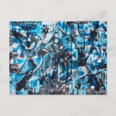 "One for Sorrow, Two for Joy" AcrylArt Briefkaart (Voorkant)