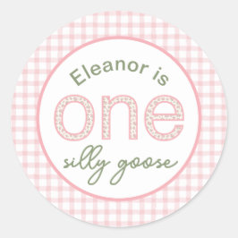 "One Gekke Goose" gepersonaliseerde Sticker