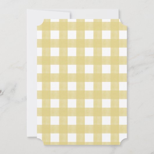 "One Gekke Goose" Schattige geel eerste verjaardag Kaart (Achterkant)