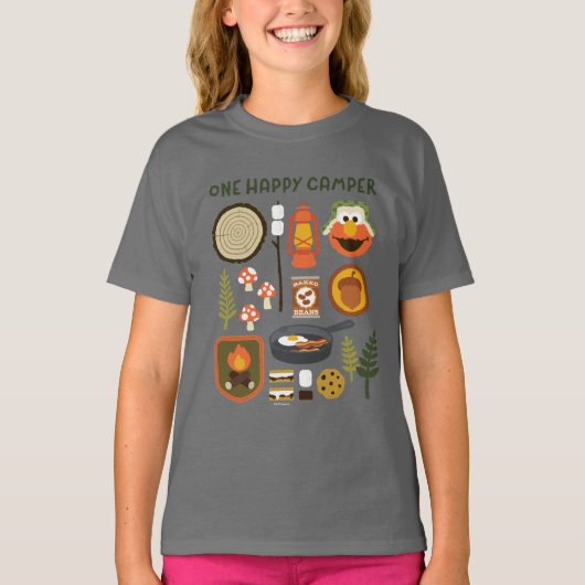 One Gelukkige Kampeerder T-shirt (Voorkant)