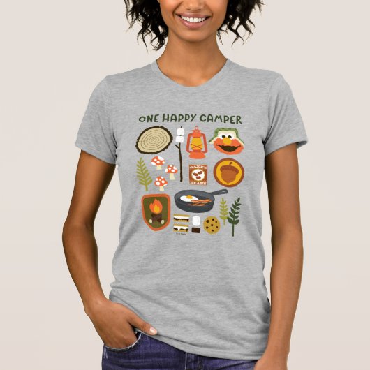 One Gelukkige Kampeerder T-shirt (Voorkant)