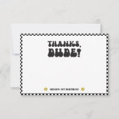 One Gelukkige Kerel | Jongens Rad Kids 1e Verjaard Bedankkaart (Voorkant)