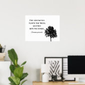 One Generatin Plants the Tree **** Poster (Thuiskantoor)