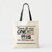 "One Gift Better" Project Bag Tote Bag (Voorkant)