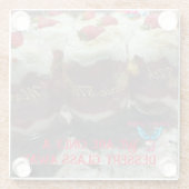 "One Glass Away" Onderzetter Glazen Onderzetter (Achterkant)