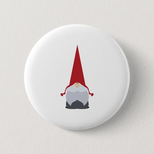One Gnome Ronde Button 5,7 Cm (Voorkant)