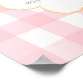 One Golden Year Puppy Dog 1st Birthday Milestone Poster (Hoek)