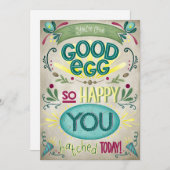 One Good Egg Birthday Kaart (Voorkant / Achterkant)