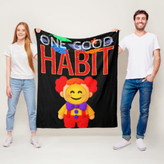 One Good Habit Fleece Deken
