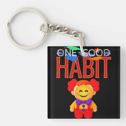One Good Habit Sleutelhanger (voorkant)