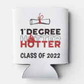 One Graree Hotter Funny Afstuderen Blikjeskoeler (Achterkant)