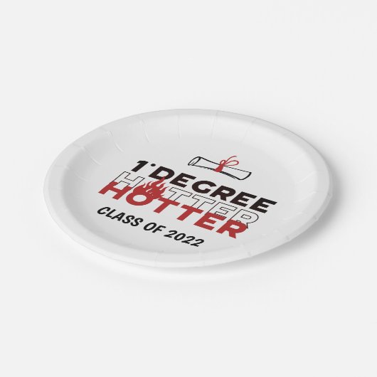 One Graree Hotter Funny Afstuderen Papieren Bordje (Gekanteld)