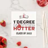 One Graree Hotter Funny Afstuderen Servet (Insitu)