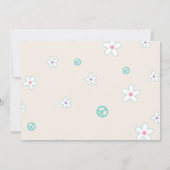 One Groovy Dude Retro Boy 1e Verjaardagsfeestfoto Kaart (Achterkant)