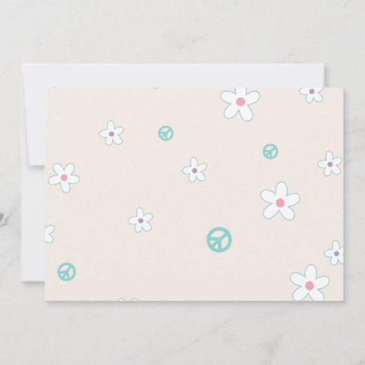 One Groovy Dude Retro Boy 1e Verjaardagsfeestfoto Kaart (Achterkant)