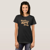 One Groovy Grumpy Retro Groovy 70s Birthday Matchi T-shirt (Voorkant volledig)