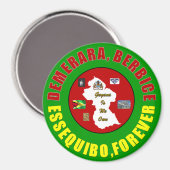 One Guyana Magnet (Voorkant / Achterkant)