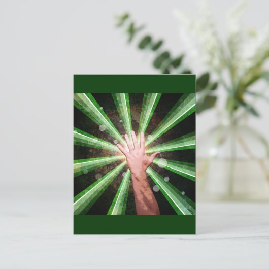 One Hand Briefkaart (Staand voorkant)