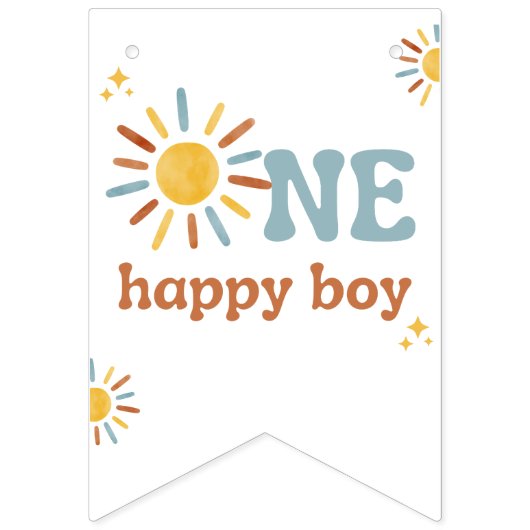 One Happy Boy Banner (Eerste vlag)
