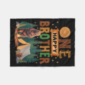 One Happy Brother Camper 1st Birthday Camng Bear  Fleece Deken (Voorkant (Horizontaal))