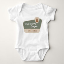 One Happy Camper 1e Verjaardag Babybody's & One