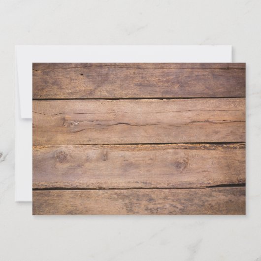 One Happy Camper 1st Birthday Foto Kaart (Achterkant)