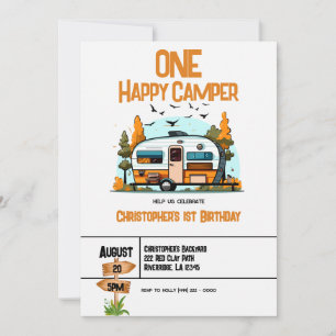 One Happy Camper Avontuur 1e Verjaardagsfeest