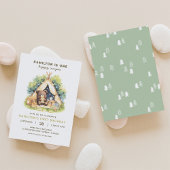 One Happy Camper Beer Verjaardagsuitnodiging 6 Kaart