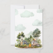 One Happy Camper Birthday  Bedankkaart (Achterkant)