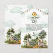 One Happy Camper Birthday  Bedankkaart (Voorkant / Achterkant)