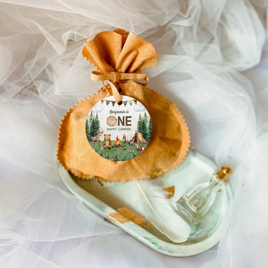 One Happy Camper Birthday Party Bedankjes Labels