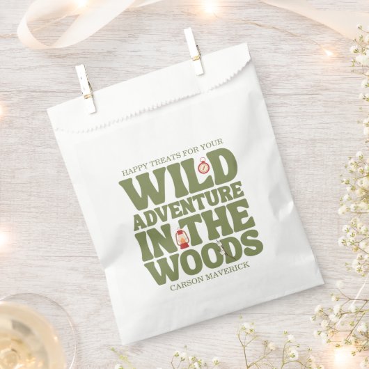 One Happy Camper Boys Birthday  Bedankzakje (Geknipt)