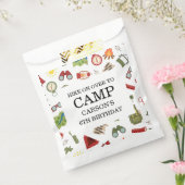 One Happy Camper Boys Birthday  Bedankzakje (Gezegeld)